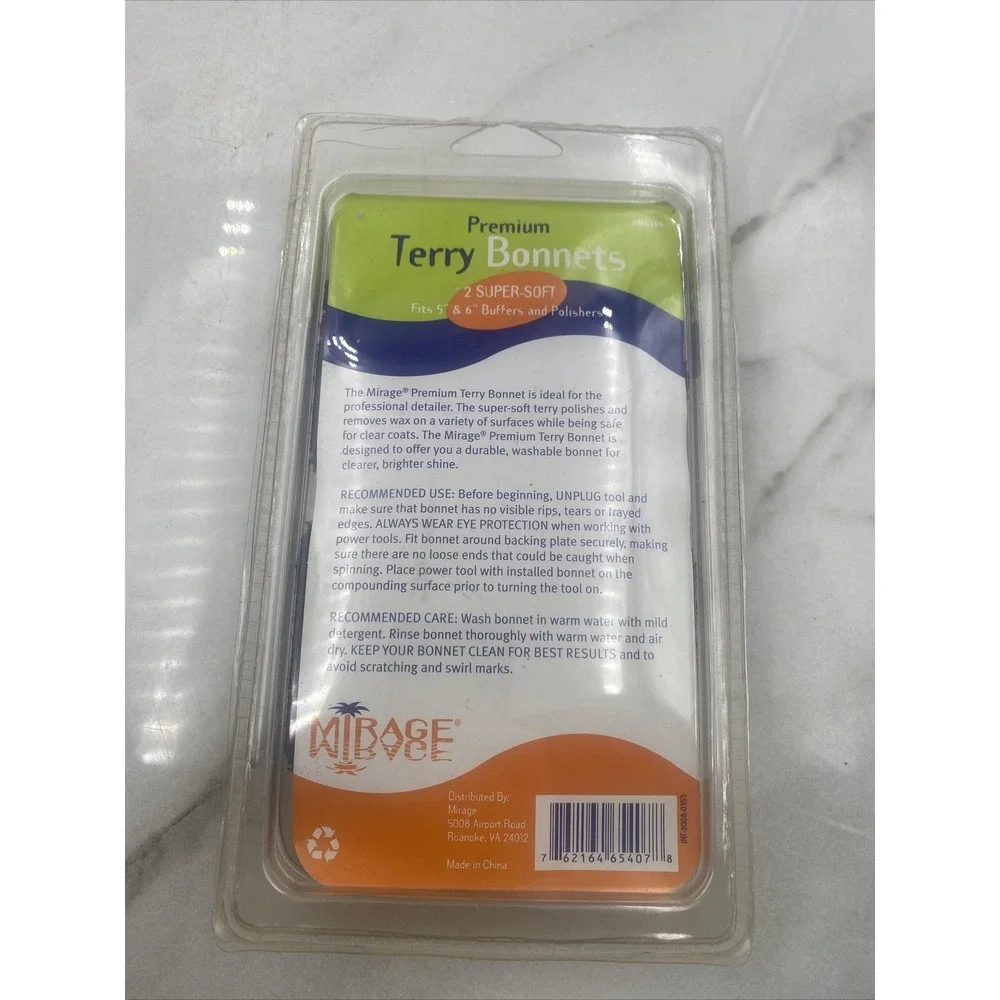 Mirage Premium Terry Bonnets, 2 Super Soft 7